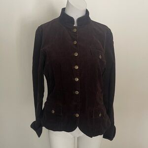 Ralph lauren jean’s company courdary brown military style size large